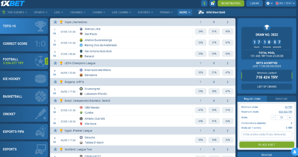 1xBet-Account-Toto