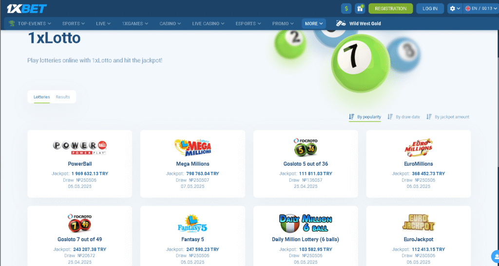1xBet-lottery
